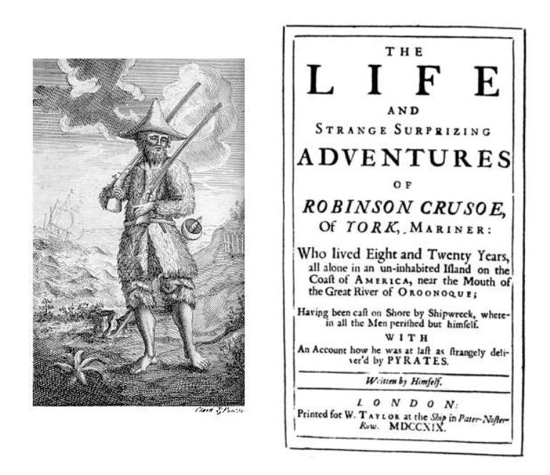 Первое издание "Робинзона Крузо", 1719 г.