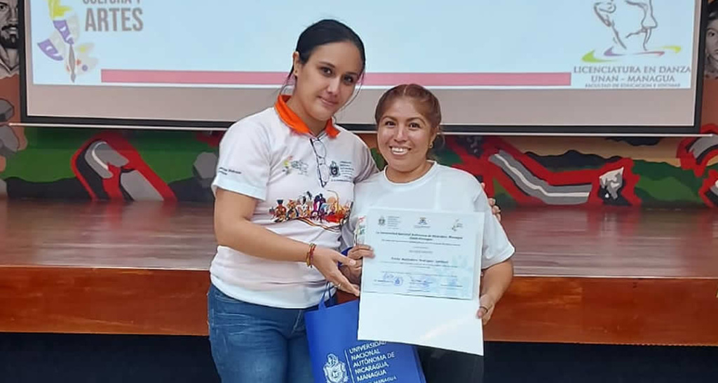 С ученицей. Фото: Анна Медрано Мартинес