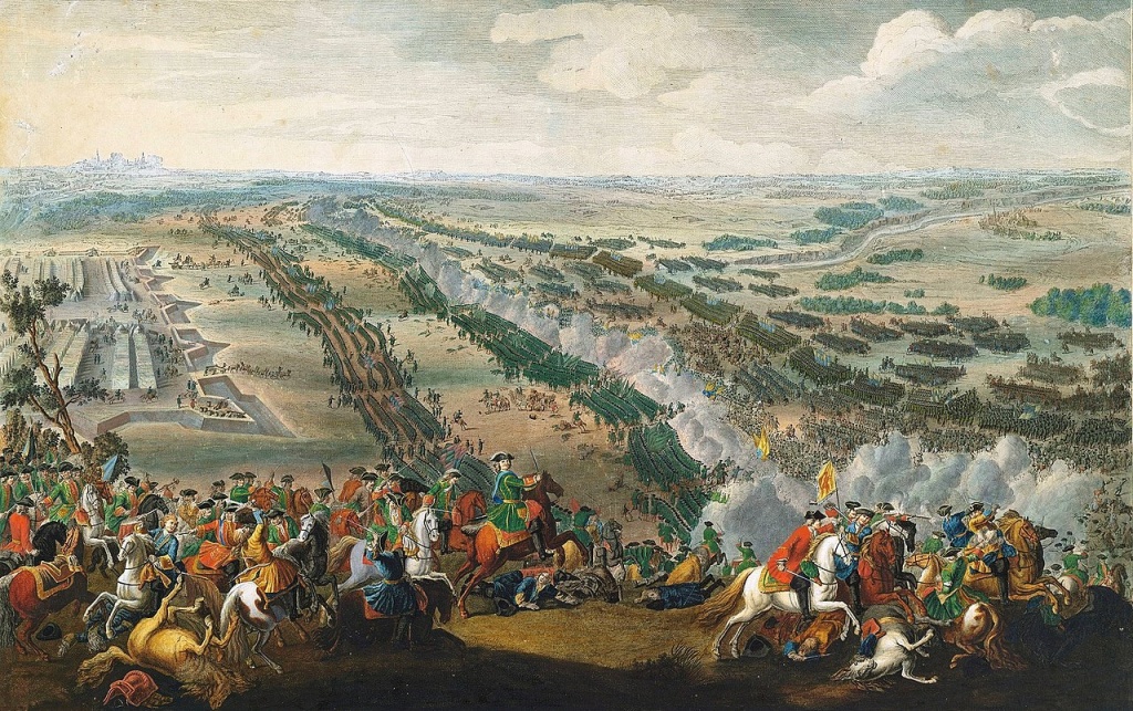 Пьер-Дени Мартин. Полтавская битва, 1726