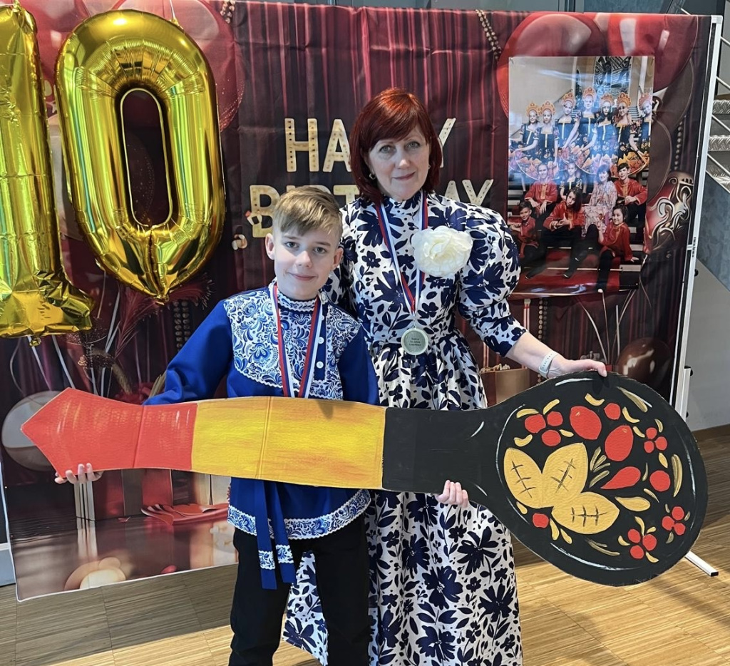 Галина Харитонова-Шрайнер с учеником. Фото предоставила Галина Харитонова-Шрайнер