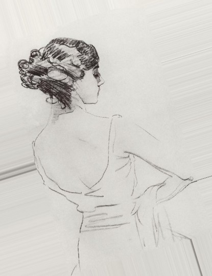 Портрет балерины Тамары Карсавиной, 1909 г.