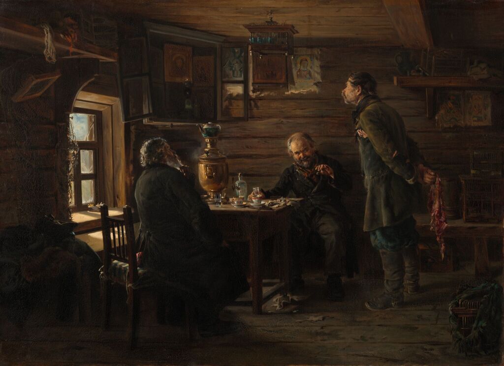 «Любители соловьёв», 1872—1873 гг. Третьяковская галерея