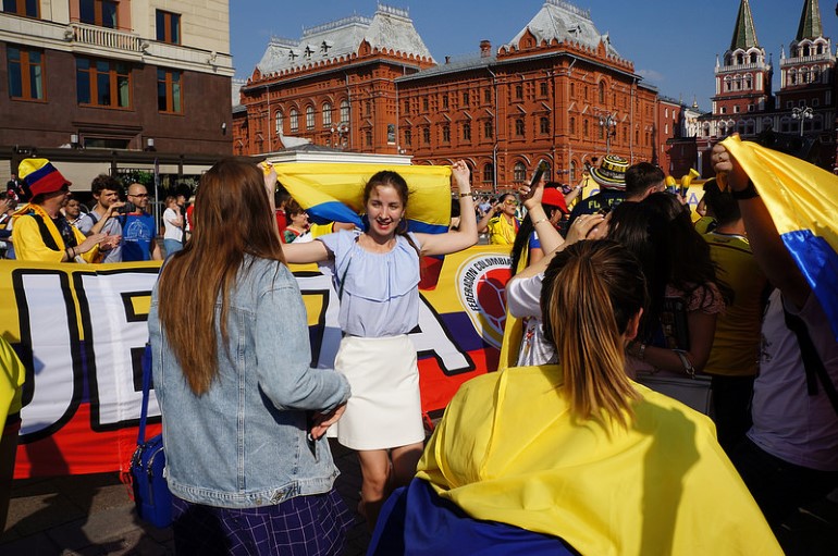 Москва в дни мирового первенства. Фото: photo-drive.ru