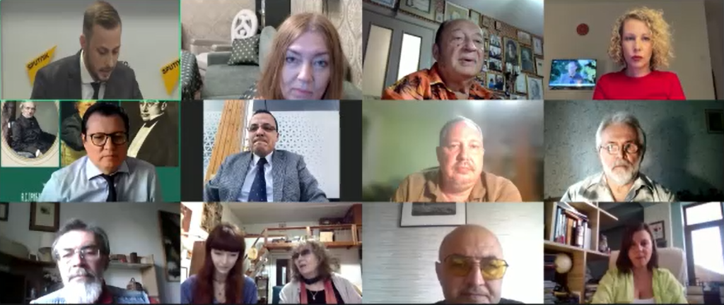 Участники видеомоста, стоп-кадр