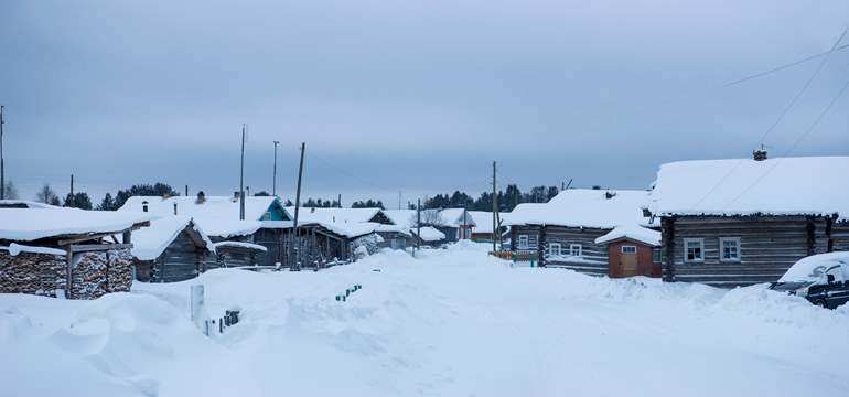  Зима в деревне Веркола. Фото: Алексей Романов / krasaderevni.ru