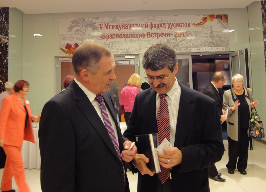 2011 г. Беседа с мэром Братиславы Миланом Втачником. Фото: Татьяна Бушуева