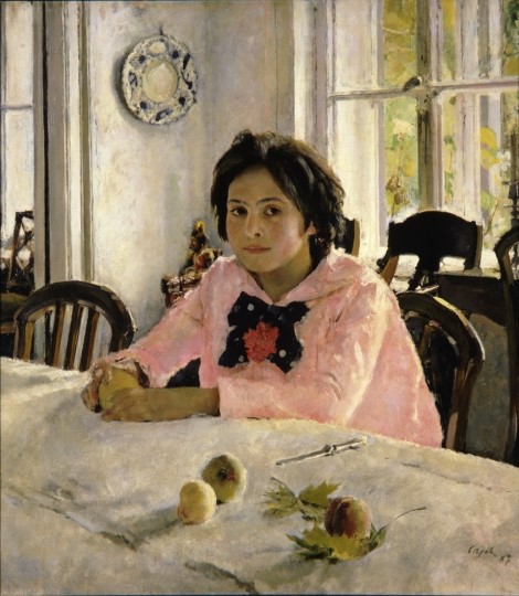 Девочка с персиками, 1887 г.